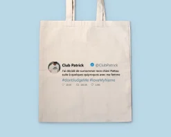 Tote Bag Personnalisable - Tweet Célèbre - 100% coton naturel|Cadeaux.com Hot