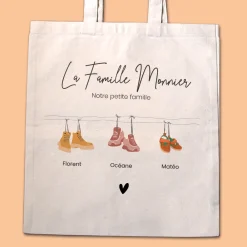 Totebag personnalisé - Famille Chaussures|Cadeaux.com Online