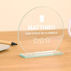 Trophée personnalisé - Chef étoilé|Cadeaux.com New