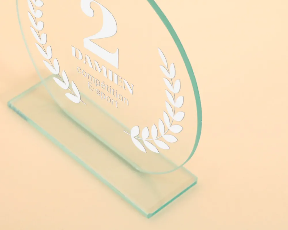 Trophée personnalisé - Lauriers|Cadeaux.com Outlet