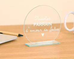 Trophée personnalisé - Parrain|Cadeaux.com Discount