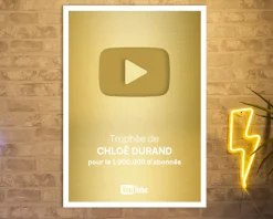 Trophée YouTube personnalisé|Cadeaux.com Best