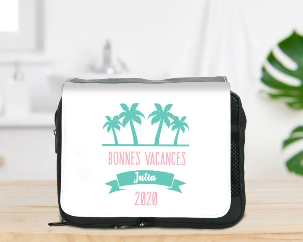 Trousse de toilette personnalisable - Palmier|Cadeaux.com Hot