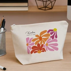 Trousse en coton personnalisée - Botanique|Cadeaux.com Hot