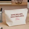 Trousse en coton personnalisée - Message|Cadeaux.com