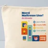 Trousse en coton personnalisée - Bilan de l'année|Cadeaux.com