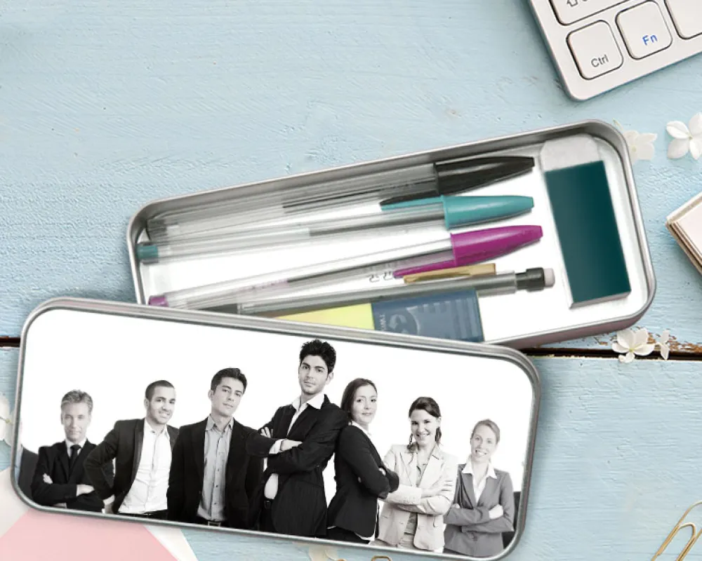 Trousse en métal Mon entreprise|Cadeaux.com Online