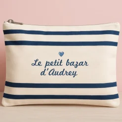 Trousse marinière personnalisable|Cadeaux.com