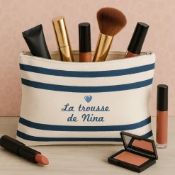 Trousse marinière personnalisable|Cadeaux.com