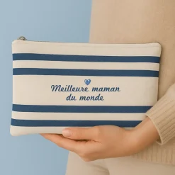 Trousse marinière personnalisable|Cadeaux.com