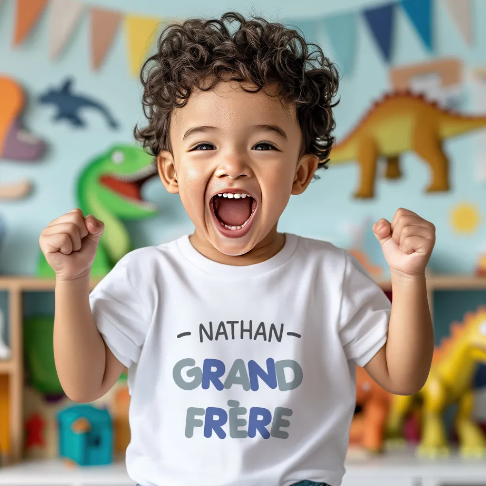 T-shirt enfant personnalisé - Grand frère|Cadeaux.com Sale