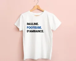 T-shirt femme personnalisé - Message Football|Cadeaux.com Sale