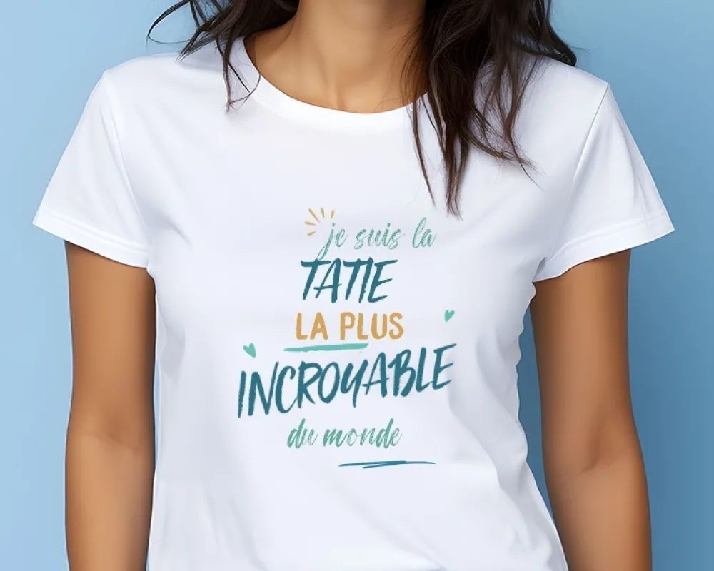 T-Shirt femme personnalisé : La plus...|Cadeaux.com Discount