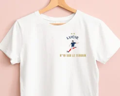 T-shirt femme personnalisé - Passion Football|Cadeaux.com Discount