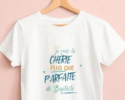 T-Shirt femme personnalisé : Chérie la plus...|Cadeaux.com Clearance