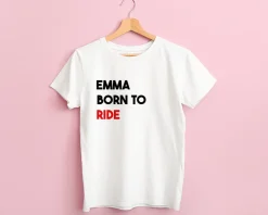 T-shirt femme personnalisé - Message Moto|Cadeaux.com