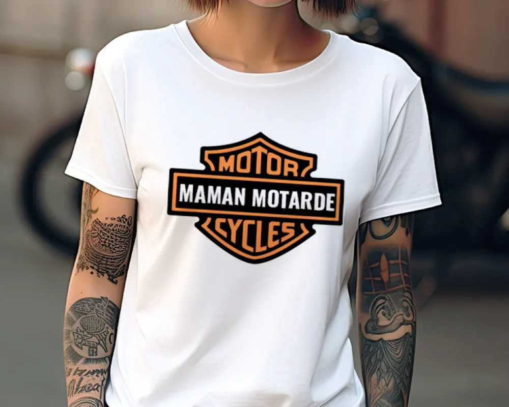 T-shirt femme personnalisé - Biker|Cadeaux.com Clearance