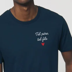 T-shirt homme personnalisé brodé - Coeur|Cadeaux.com