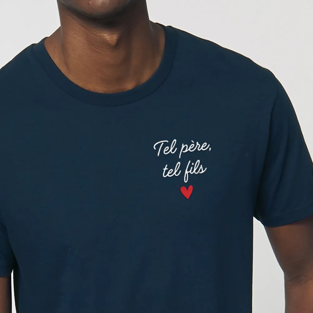 T-shirt homme personnalisé brodé - Coeur|Cadeaux.com