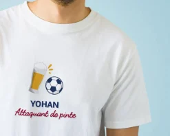 T-shirt homme personnalisé - Apéro Foot|Cadeaux.com New