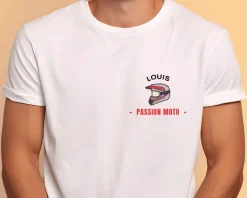 T-shirt homme personnalisé - Passion Moto|Cadeaux.com Outlet