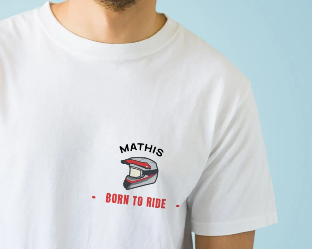 T-shirt homme personnalisé - Passion Moto|Cadeaux.com Outlet