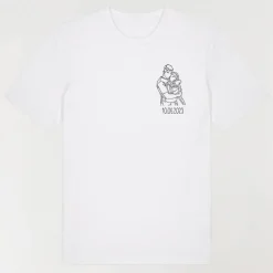 T-shirt homme personnalisé brodé - Photo|Cadeaux.com Sale