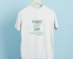 T-Shirt homme personnalisé : Fiancé le plus...|Cadeaux.com Sale