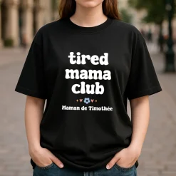 T-shirt noir personnalisé - Cool Mums Club|Cadeaux.com
