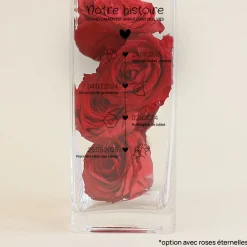 Vase cubique personnalisé - Ligne de Vie|Cadeaux.com Best