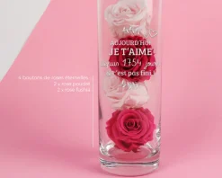Vase personnalisé couple - Aujourd'hui je t'aime depuis|Cadeaux.com Hot