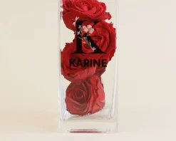 Vase personnalisé cubique - Monogramme|Cadeaux.com Online