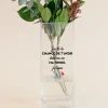 Vase personnalisé cubique - Message|Cadeaux.com New