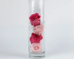 Vase personnalisé cylindrique - Maman Fleurie|Cadeaux.com Discount