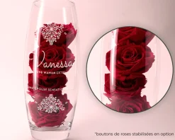 Vase personnalisé ovale - Fleurs|Cadeaux.com Discount