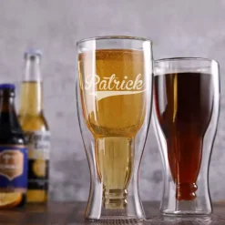 Verre à bière bouteille personnalisé - Prénom signature|Cadeaux.com Hot