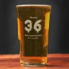 Verre à bière personnalisé anniversaire - Ballons|Cadeaux.com Online