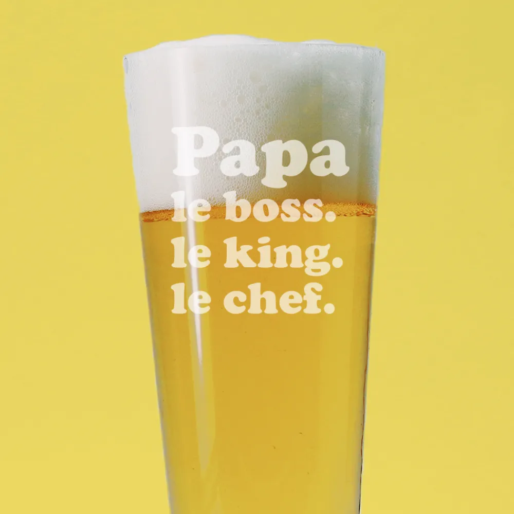 Verre à bière personnalisé flûte - Légende|Cadeaux.com New