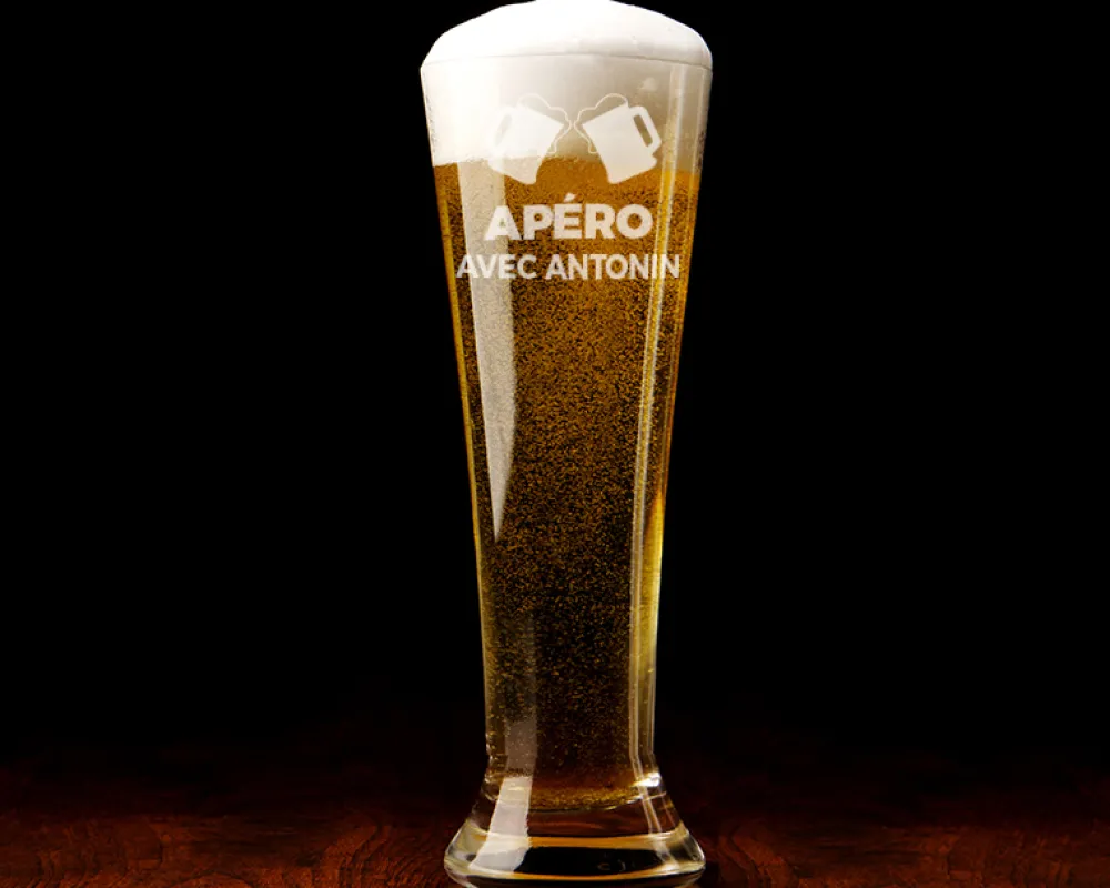 Verre à bière personnalisé flûte - Apéro|Cadeaux.com Clearance