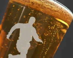 Verre à bière personnalisé prénom - Foot|Cadeaux.com New