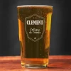 Verre à bière personnalisé prénom - Blason|Cadeaux.com Online