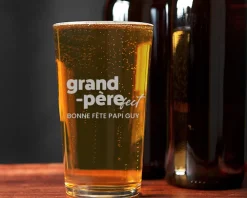 Verre à bière personnalisé pinte - Grand Père-fect|Cadeaux.com New