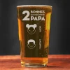 Verre à bière personnalisé papa - Family Circus|Cadeaux.com Outlet