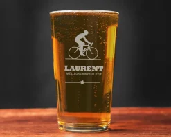 Verre à bière personnalisé prénom - Cyclisme|Cadeaux.com Clearance
