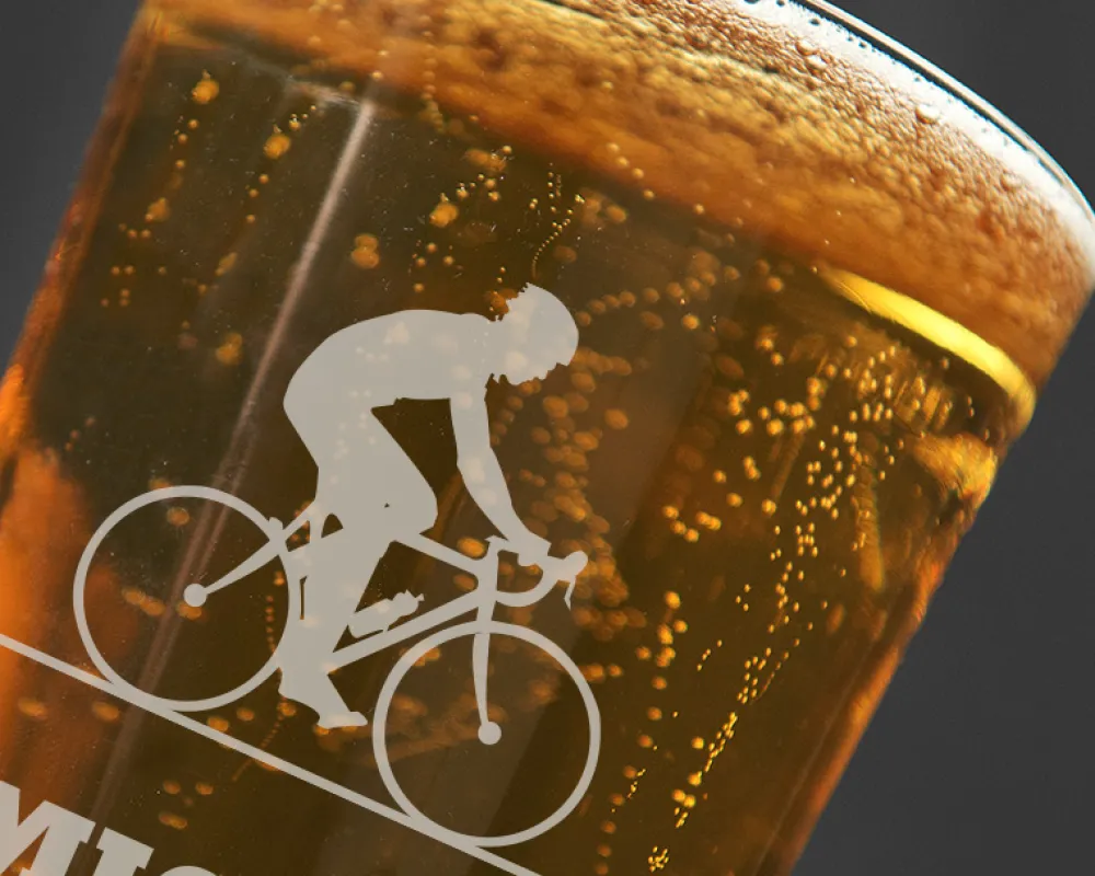 Verre à bière personnalisé prénom - Cyclisme|Cadeaux.com Clearance
