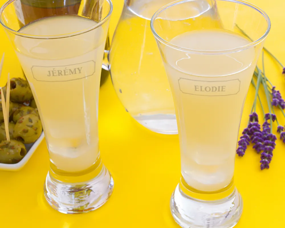 Verre à Ricard personnalisé long - Prénom|Cadeaux.com Outlet