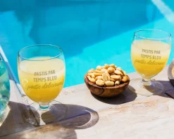 Verre à Ricard personnalisé ballon - Message|Cadeaux.com Online