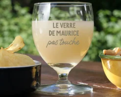 Verre à Ricard personnalisé ballon - Message|Cadeaux.com Online