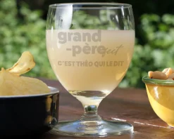 Verre à Ricard personnalisé ballon - Grand Père-fect|Cadeaux.com
