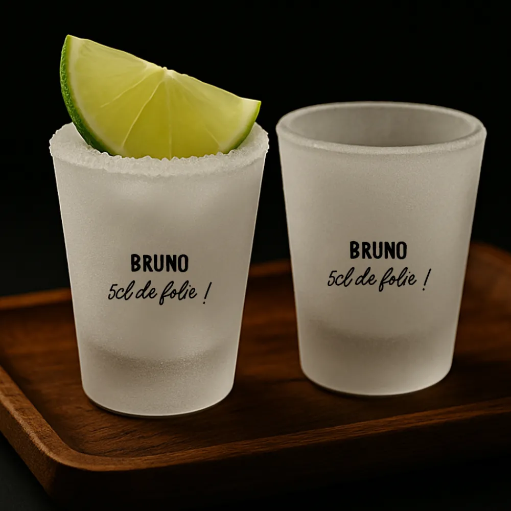 Verre à shooter personnalisé - Message|Cadeaux.com Online